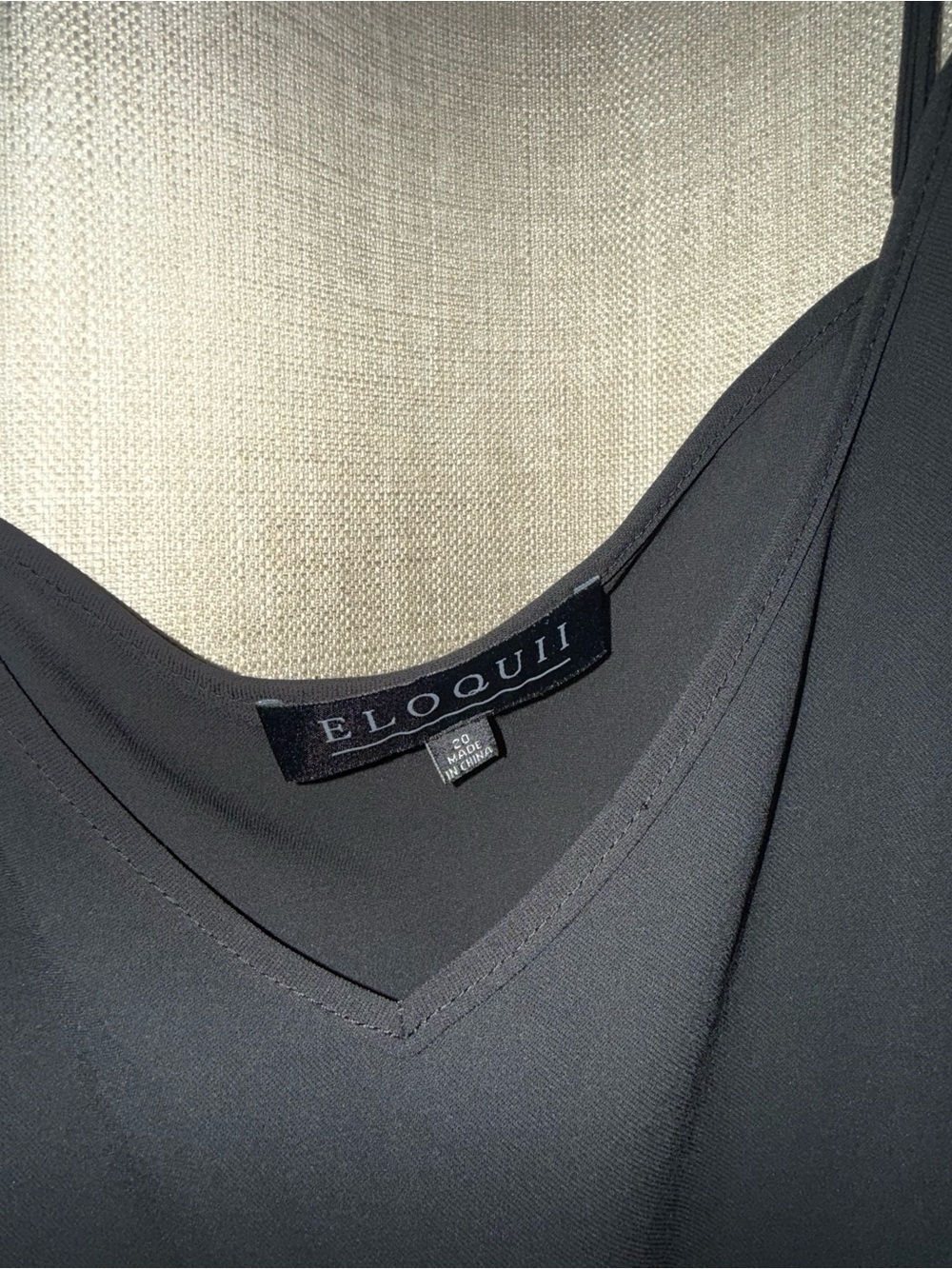 Eloquii Black V-Neck Camisole